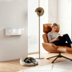 Nástěnný elektrický keramický ohřívač 2000 W | bílý č.1