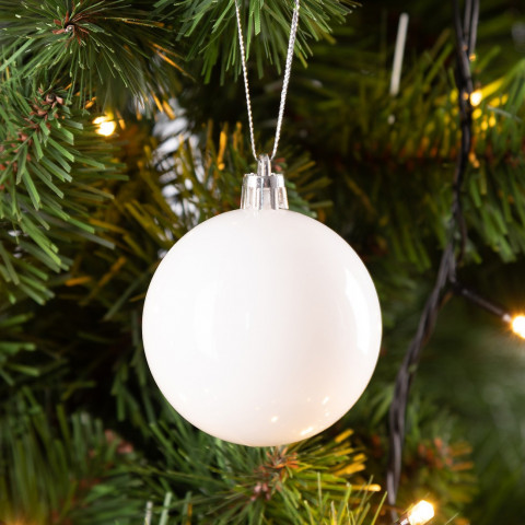 Vánoční ozdoby sada 24 kusů | bílé č.6