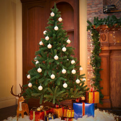 Vánoční ozdoby sada 24 kusů | bílé č.2