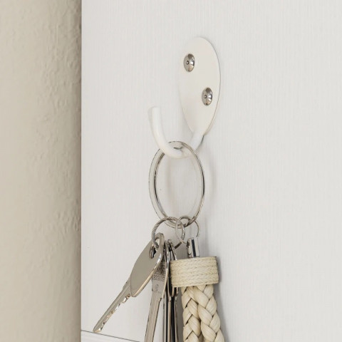 Věšák do předsíně s botníkem | bílý č.5