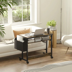 Výškově nastavitelný psací stůl 92 x 40 cm | hnědý č.2