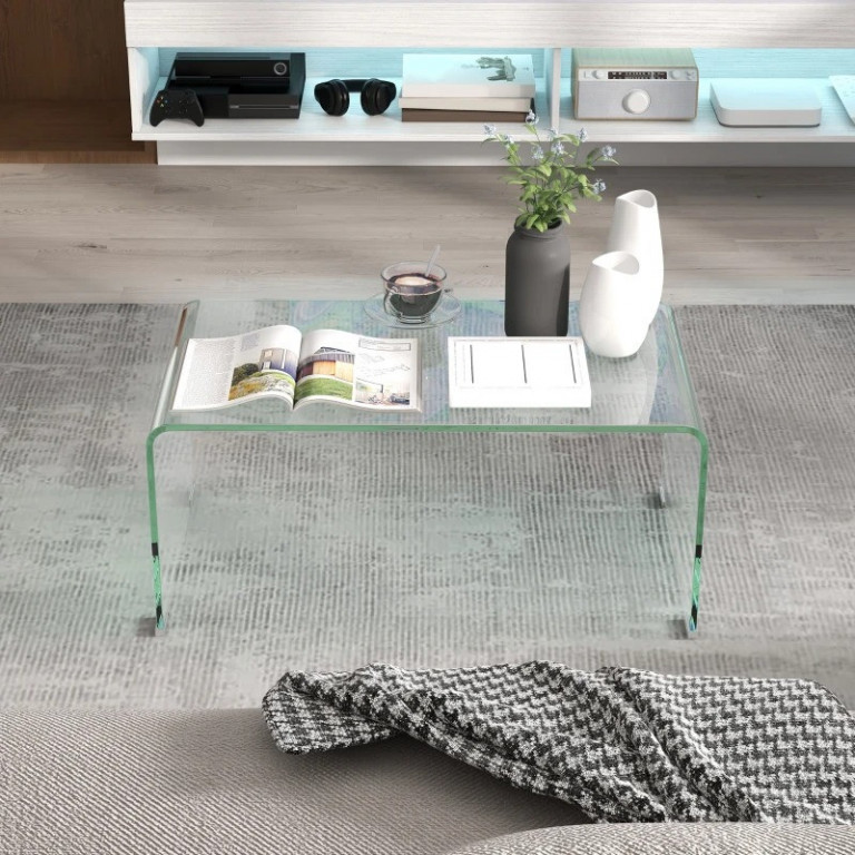 Skleněný stůl | 80x45x35 cm