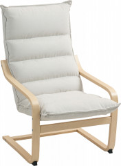Designové křeslo | krémové
