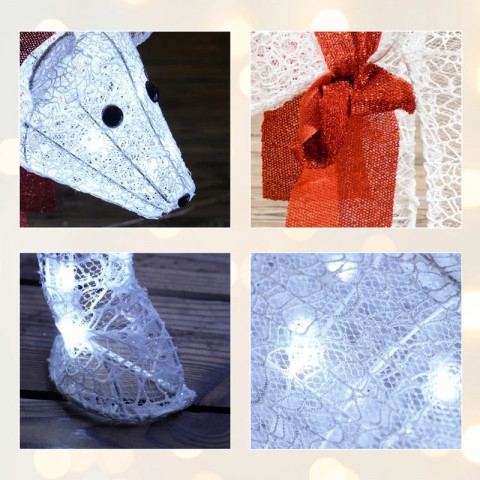 Vánoční dekorace, medvědice s mládětem | vícebarevná č.6