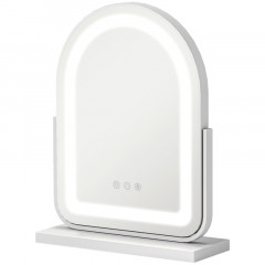 Kosmetické zrcátko s LED osvětlením | bílé č.2