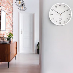 Rádiem řízené hodiny Ø31cm | bílé č.1