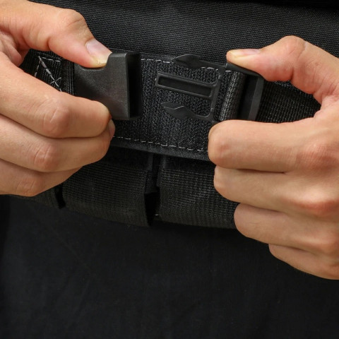 Nastavitelná zátěžová vesta, 20 kg | černá č.6