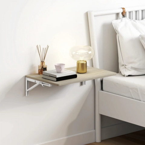 Nástěnný skládací stůl 60 x 40 cm | přírodní č.7