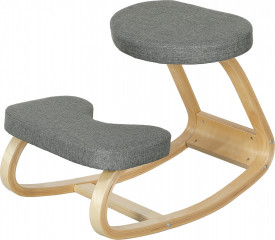 Ergonomické houpací klekátko 50 x 73 x 55 cm | šedé č.1