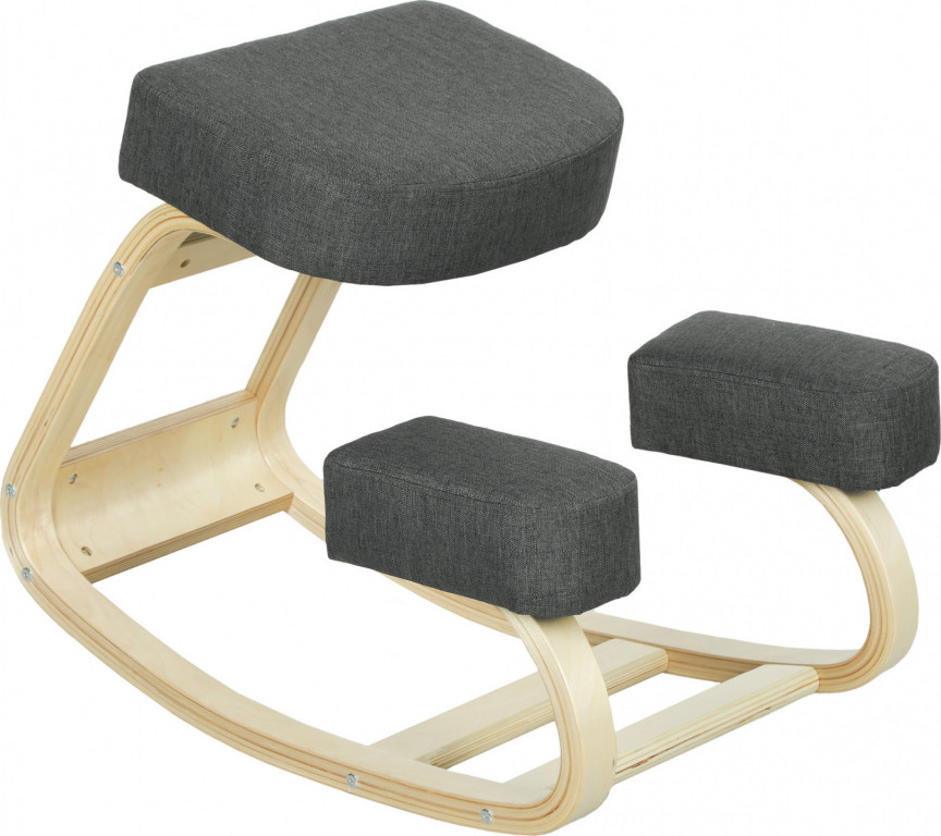 Ergonomická židle na klečení 51 x 69 x 58 cm | šedá