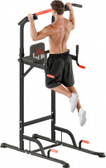 Volně stojící posilovací stanice | černá + červená č.1