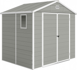 Kůlna na nářadí 240 x 190 x 228 cm | světle šedá