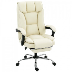 Ergonomická kancelářská židle s nastavitelným opěradlem | béžová č.1