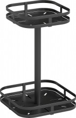2patrový stojan na kořenky | černý č.1