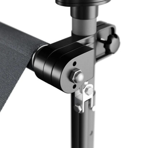 Markýza s upínacími svorkami 400 x 120 cm | šedá č.5