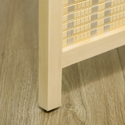 Bambusový paraván 4-dílný 180 x 180 cm | přírodní č.4