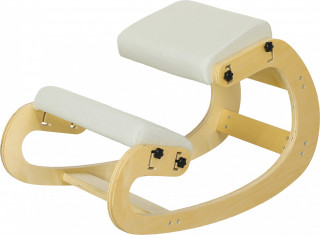 Ergonomická houpací židle na klečení | krémově bílá č.1