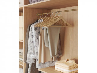 Dřevěná ramínka balení 30 ks | přírodní