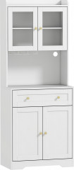 Kuchyňská skříňka s pracovní deskou 68 x 38 x 170 cm | bílá č.1