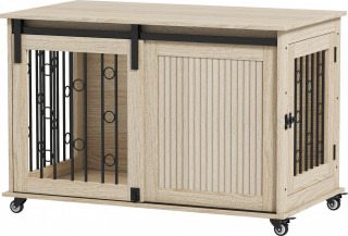 Pojízdná klec pro psy | dub č.1