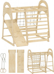 Montessori prolézačka 6 v 1 | přírodní č.1