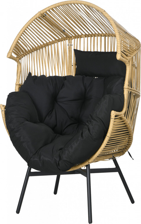 Ratanové zahradní proutěné křeslo | přírodní