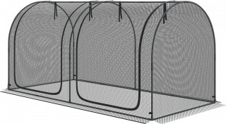 Ochranná síť na rostliny 2,5 x 1,2 m | černá č.1