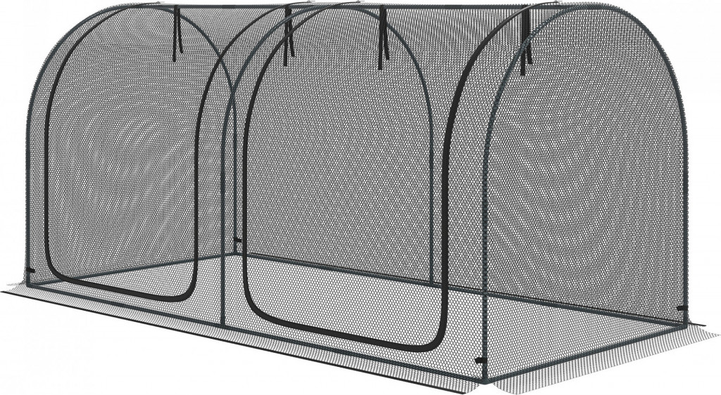 Ochranná síť na rostliny 2,5 x 1,2 m | černá