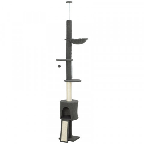 Stropní škrabadlo 200 - 240 cm | tmavě šedé č.4