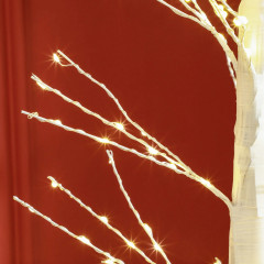 Vánoční jedle s LED osvětlením | bílá č.3