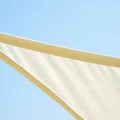 Tieniaca plachta proti slnku 5 x 5 x 5 m polyester | krémová č.2