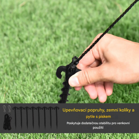 Nafukovací vánoční dekorace, sněhulák 2,4 m | vícebarevná č.5