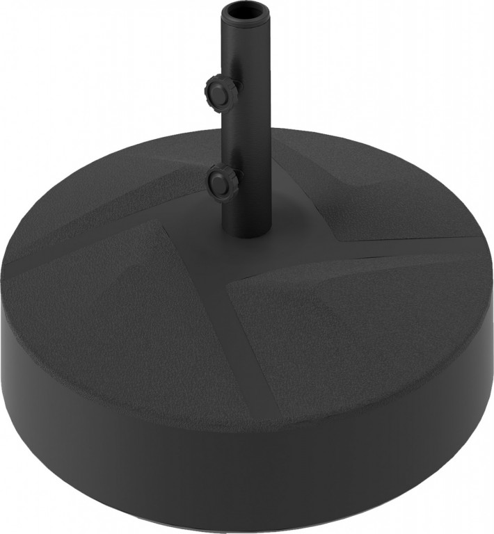 Plnitelný stojan na slunečník | černý