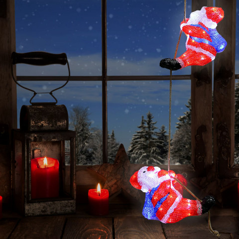 LED trio Santa Clausů č.3