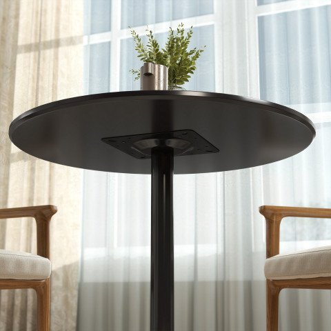 Jídelní kuchyňský stůl 80 x 80 cm | černý č.5