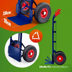 Skládací rudlový vozík | modrý č.3