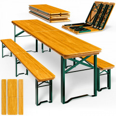 3 dílný skládací pivní set č.1