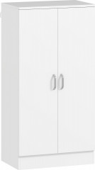 Botník se 2 dvířky 55 x 35 x 108 cm | bílý č.1