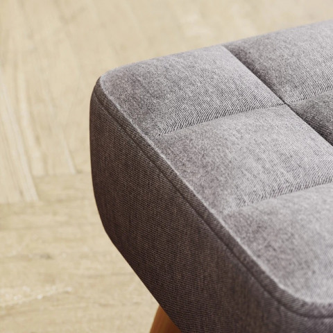 Stolička s lněným vzhledem | šedá č.5