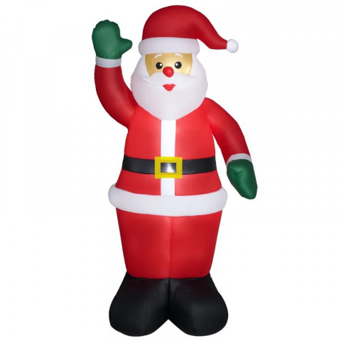 Nafukovací vánoční dekorace, Santa Claus 184 cm | vícebarevná č.5