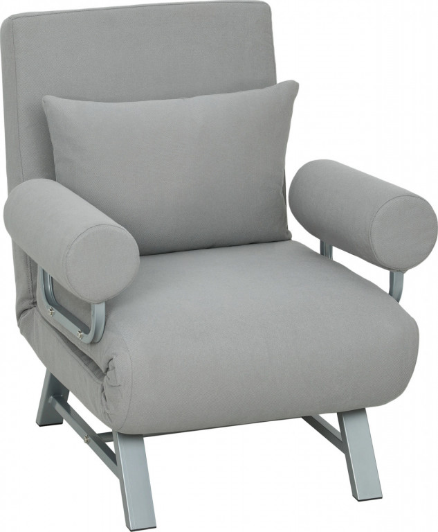 Rozkládací křeslo 3 v 1 | světle šedé