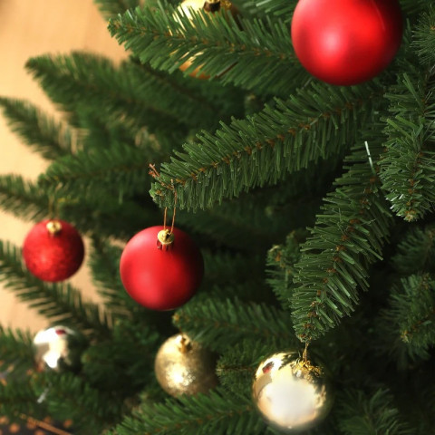 Umělý vánoční stromek 180 cm - jedle | zelený č.4