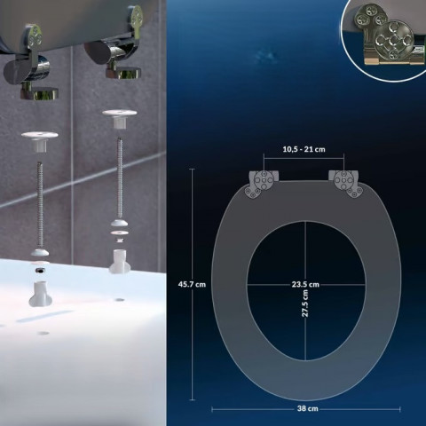 WC sedátko Stone s tlumeným dovíráním č.3