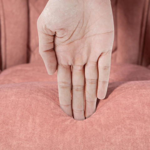 Kancelářská židle s vibrační masáží | růžová č.4