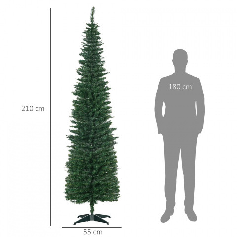 Umělý vánoční stromek 210 cm | zelený č.2
