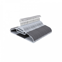 Plastová ramínka balení 20 ks | šedé č.2