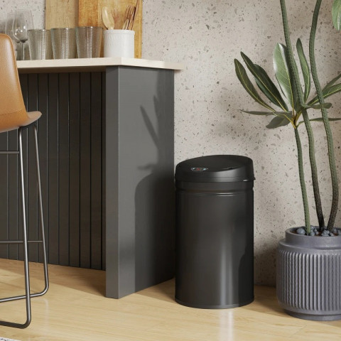 Odpadkový koš se senzorem 30 litrů | černý č.2