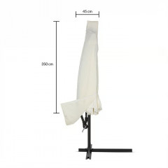 Kryt na konzolový slunečník 3,5m | béžový č.3