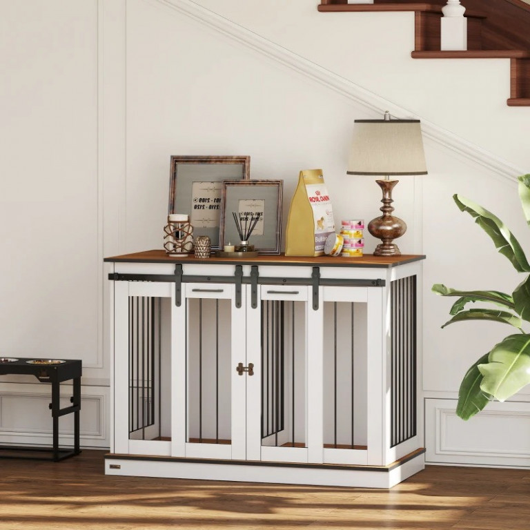 Bouda pro psy 120 x 60 x 88,5 cm | bílá