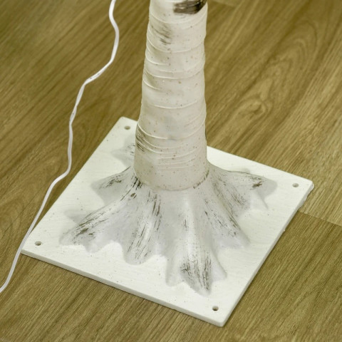 Dekorativní strom umělá bříza s LED osvětlením | bílá č.5